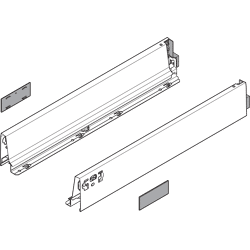 TANDEMBOX Zarge seidenweiß,                                                                Höhe M (83 mm),                                                                NL=500 mm,                                                                links/rechts