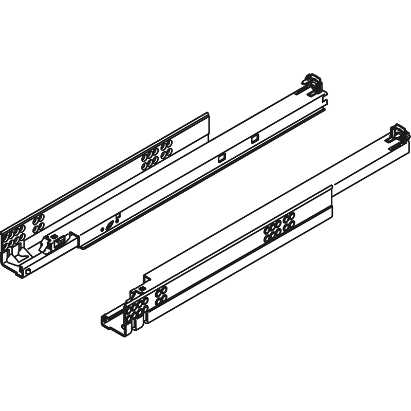 Tandem Vollauszug 30kg 270mm Blumotion integriert