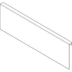 Blum AMBIA-LINE Holzrückwandadapter für LEGRABOX/MERIVOBOX Schubkasten