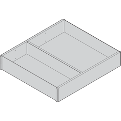 Blum AMBIA-LINE Rahmen für LEGRABOX/MERIVOBOX Schubkasten, Holzdesign, ab NL=270 mm,
