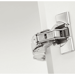 Stahl Topfabdeckkappe recht- eckig,                                                                         für Schraub- und Einpressscharniere 110°