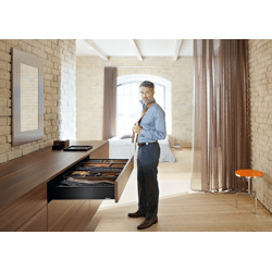 LEGRABOX Korpusschiene mit BLUMOTION S 40kg