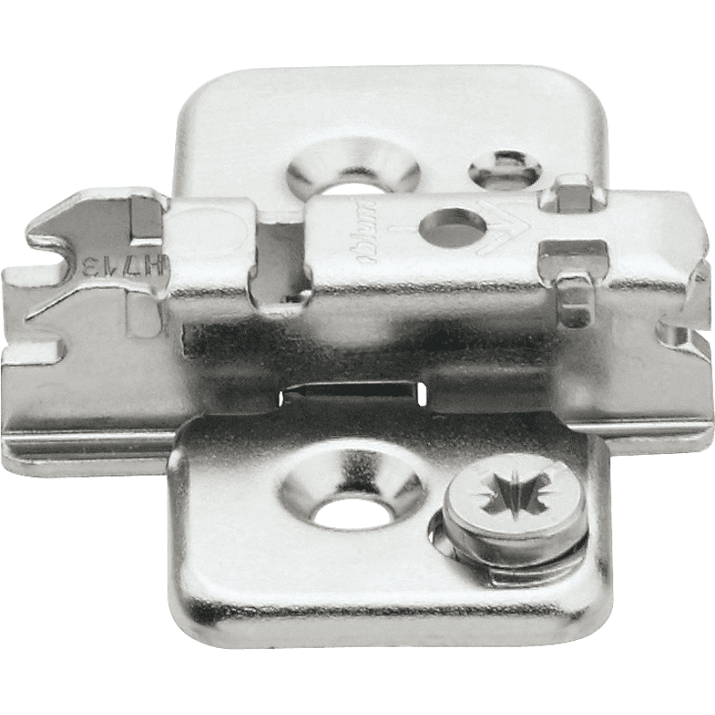 Clip Exzenter-Kreuz- Montageplatte Distanz 3mm,                                                                                                    H=11,5mm