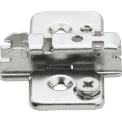 Clip Exzenter-Kreuz- Montageplatte Distanz 3mm,                                                                                                    H=11,5mm