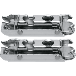 CLIP gerade Excenter-Montageplatte,                                                                                                         0mm,                                                                                                          f.Spax