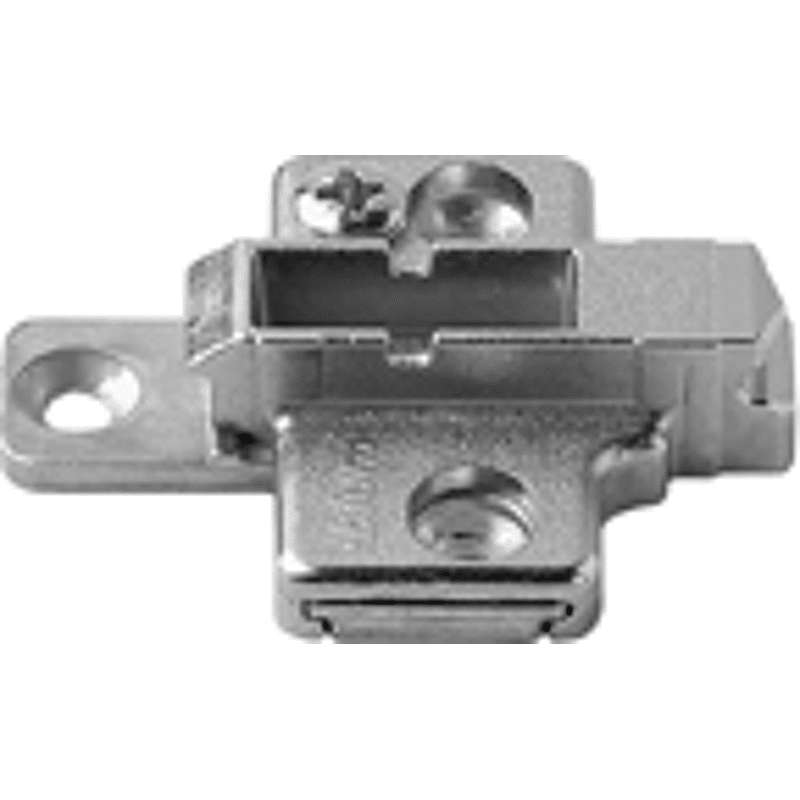 Clip Kreuz- Montageplatte Distanz 3mm,                                              H=11,5mm,                                              für Spax