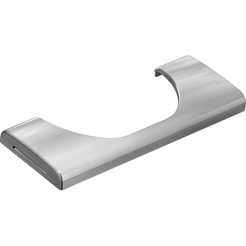 Stahl Topfabdeckkappe recht- eckig,                                                                         für Schraub- und Einpressscharniere 110°