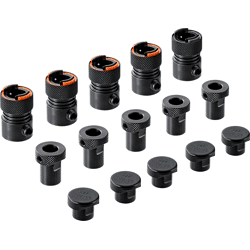 Blum Schnellspannfutter-Set (5 Stück) für Umrüstung der Minipress (1 re + 4 li)
