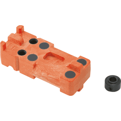 Blum SERVO-DRIVE: Bohrlehre für Distanzpuffer