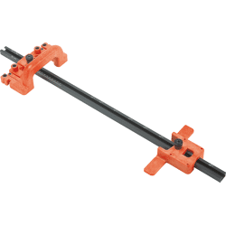 Blum SERVO-DRIVE: Bohrlehre für Trägeprofilaufnahmen.