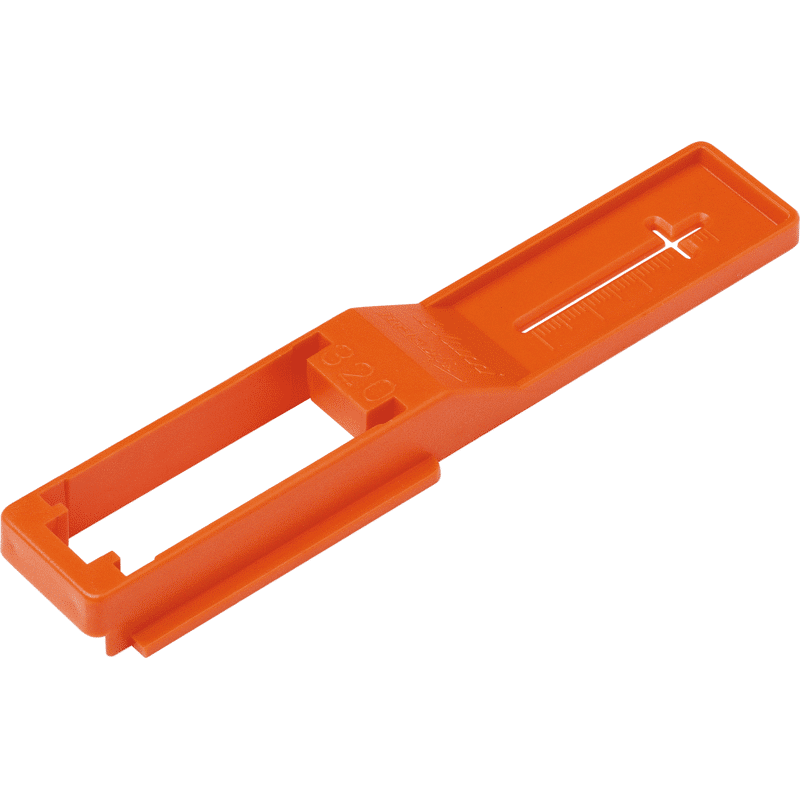 Anreißlehre für Relingposition