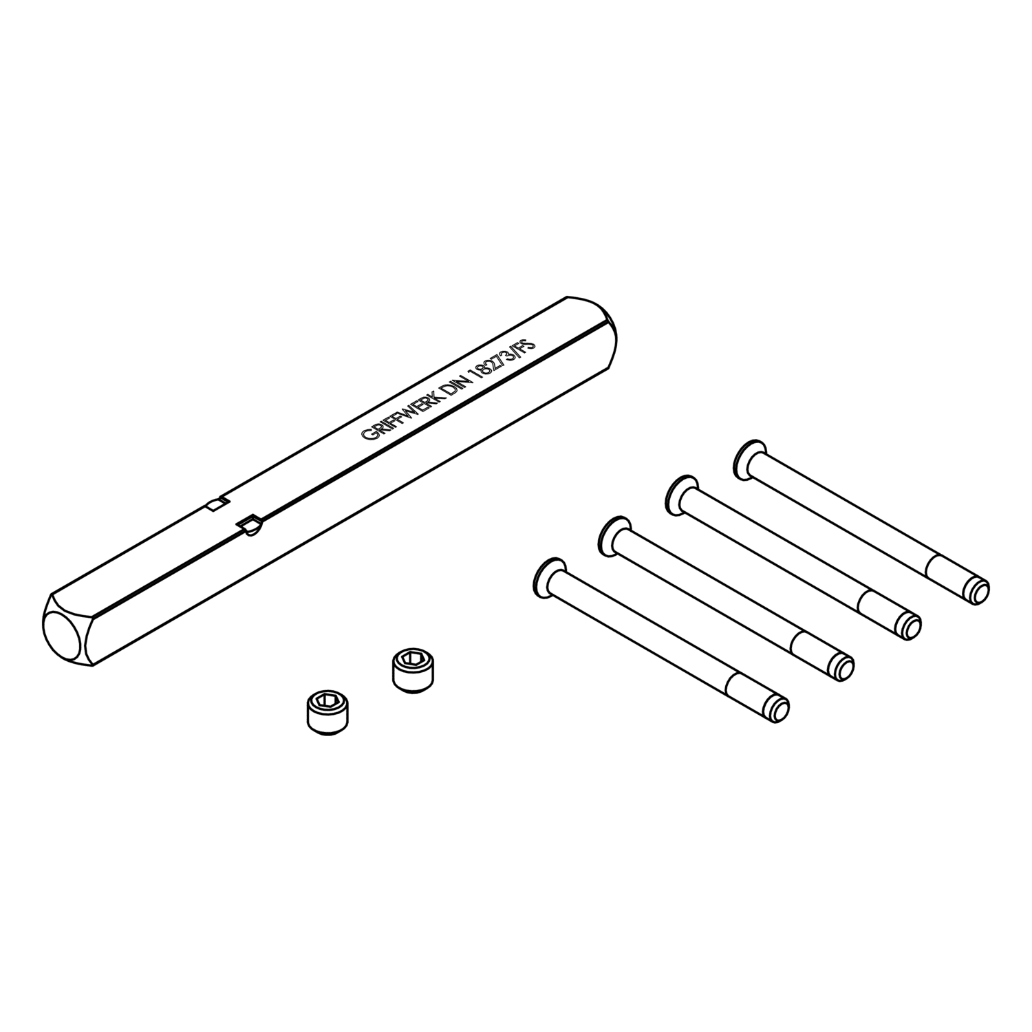 Verlängerungssets für FS-Grt. PZ Schraubtechnik Vollstift 9mm