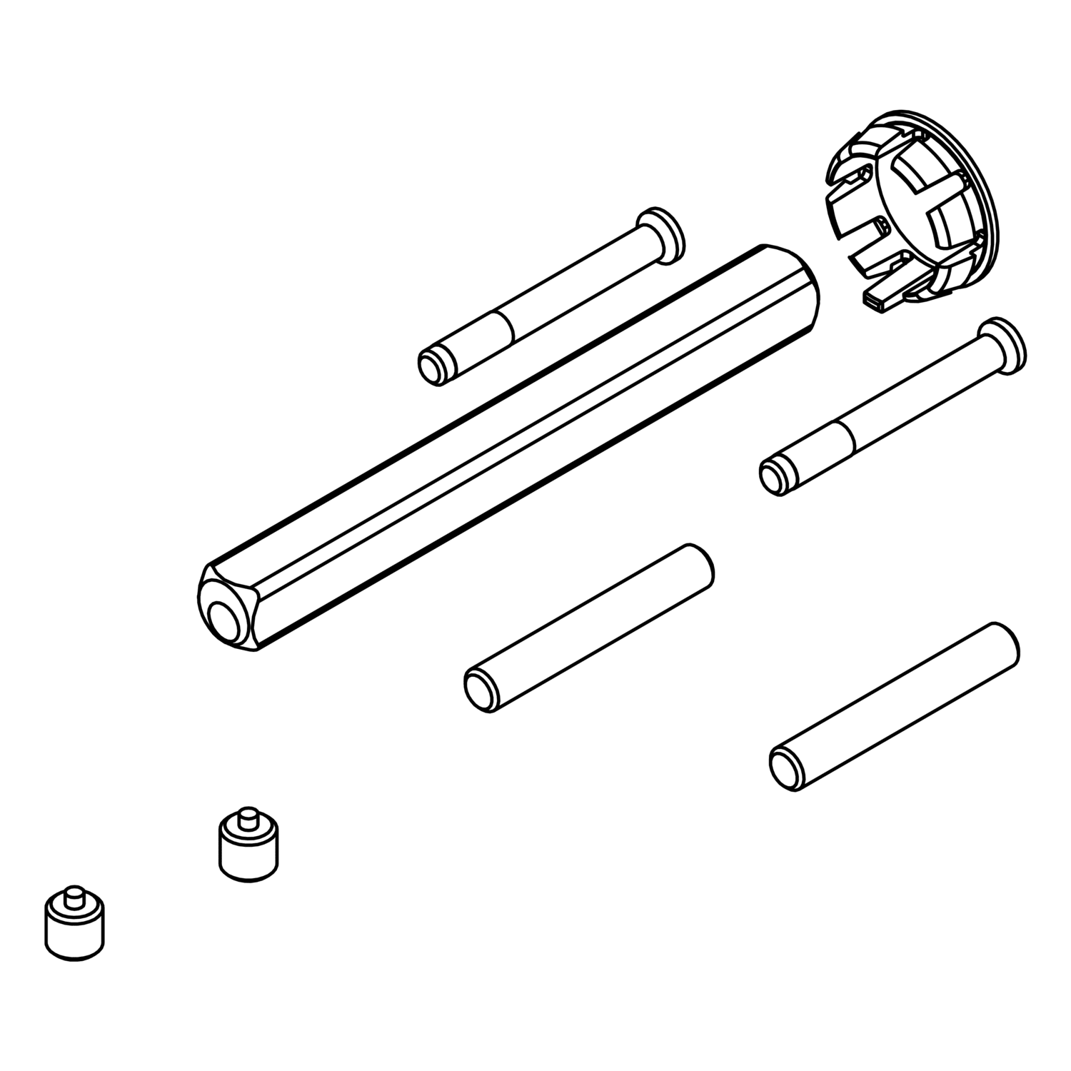 Verlängerungssets  für höhere TST- BB/PZ/OS/CUBICO PIATTA S QUATTRO/VISION