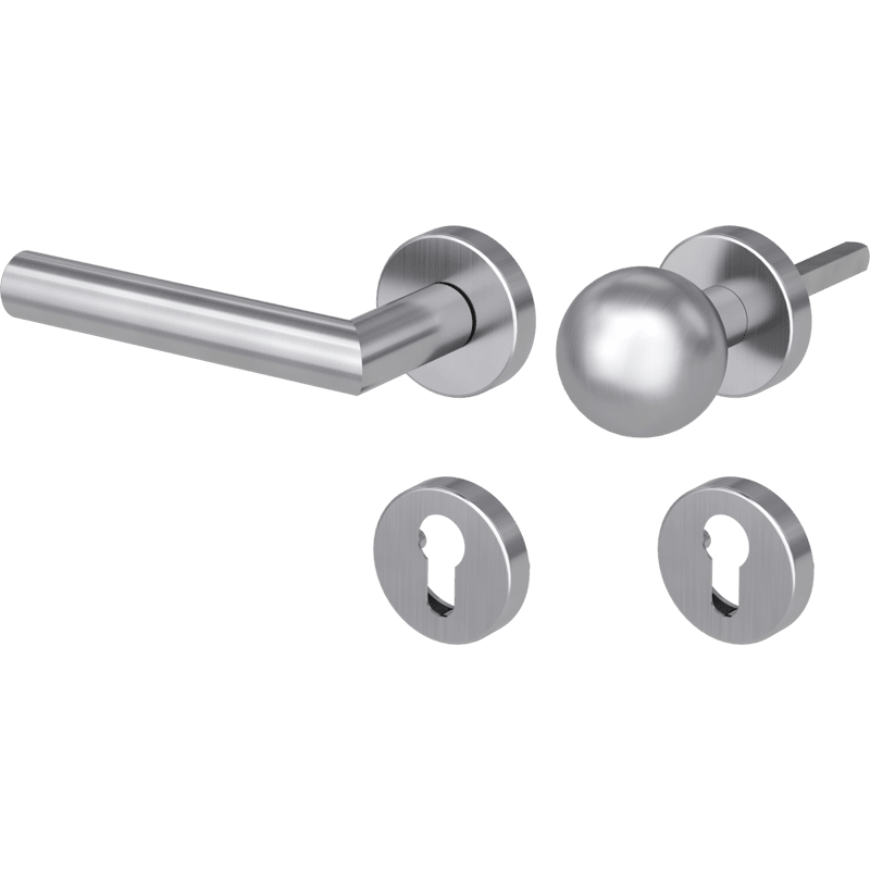 WE-Grt. LUCIA Klippt. FS Rosetten rund Knopf R4 38-50mm ER matt L