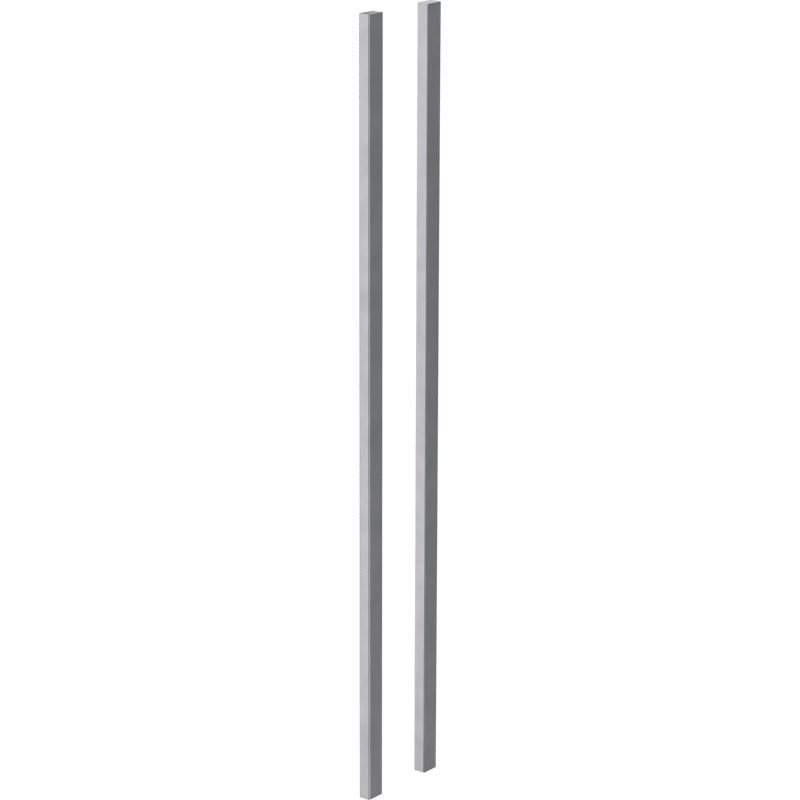 PLANEO Griffstangen-Paar für Glas mit Klebetechnik 700 mm Ed