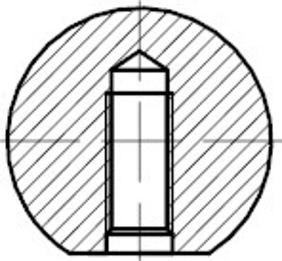 DIN 319 Form C Kunststoff schwarz Kugelköpfe