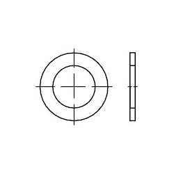 DIN- und Normteile DIN 988 Federstahl blank Stützscheiben