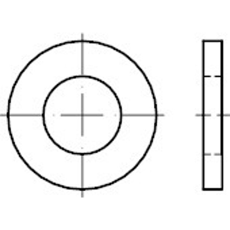 Unterlegscheiben DIN 1440 Edelstahl VA Scheiben für Bolzen A2 3 mm-16 mm –  OZR-SHOP