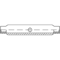 DIN- und Normteile DIN 1478 Stahl SP galvanisch verzinkt Spannschlossmuttern geschlossene Form