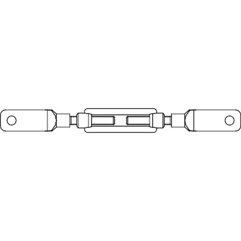 Spannschlösser DIN 1480 verzinkt | Spannschlösser | Befestigungstechnik