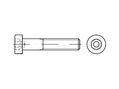 DIN 6912 Stahl 8.8 galvanisch verzinkt Zylinderschrauben mit Innensechskant