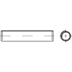 DIN- und Normteile DIN 7343 Federstahl Spiral-Spannstifte, Regelausführung
