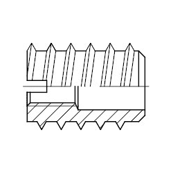 DIN- und Normteile DIN 7965 Messing Einschraubmuttern RAMPA (Schraubdübel)