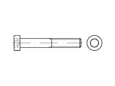 DIN 7984 Stahl 8.8 Zylinderschrauben mit Innensechskant, niedriger Kopf