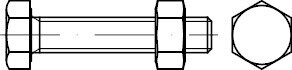 SB-Schrauben-Garnituren ISO 4017 Mu SB nach EN 15048 Edelstahl A4-70