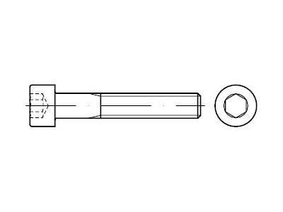 ISO 4762 A 2 - 70 Zylinderschrauben mit Innensechskant