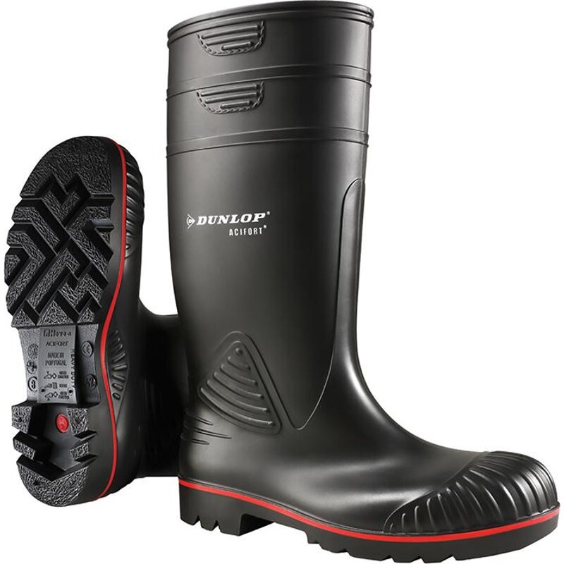 Dunlop® Bau-Stiefel Acifort S5 Gr. 48 schwarz