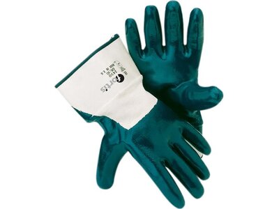 Handschuh Nitril, Mechanic - blau