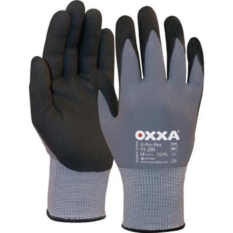 OXXA® Handsch. Oxxa X-Pro-Flex NFT Gr. 10 schwarz