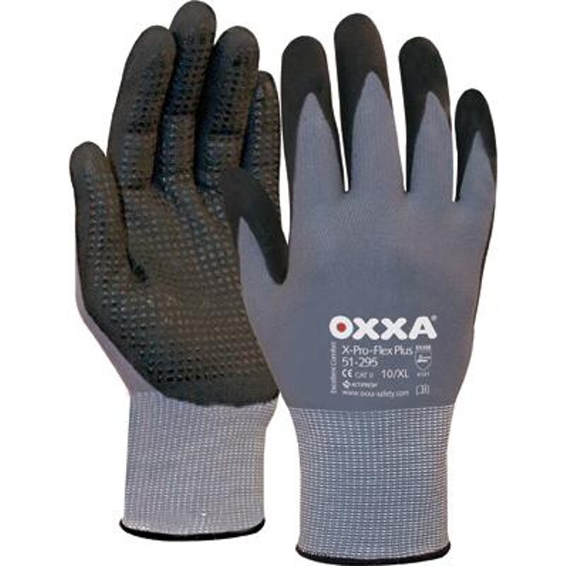OXXA® Handsch. Oxxa X-Pro-Flex Plus NFT Gr. 8 schwarz