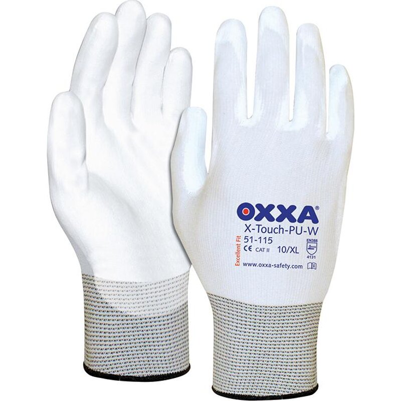 OXXA® Montagehandsch. X-Touch PU-W (Pck. a 3 Paar) Gr. 10