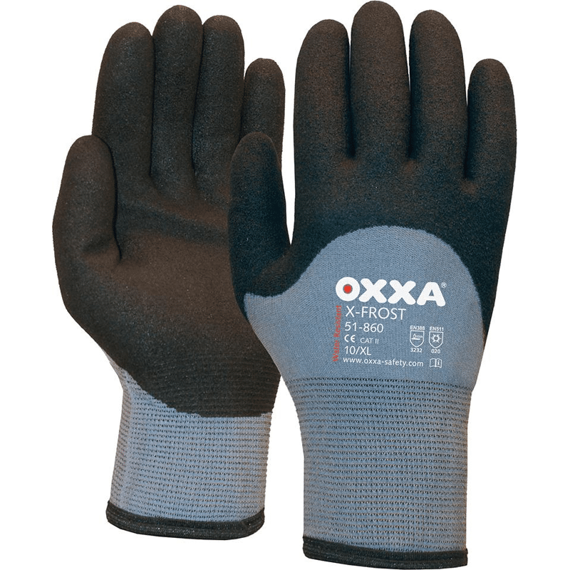 OXXA® Handschuh Oxxa X-Frost Gr. 9 grau/schwarz