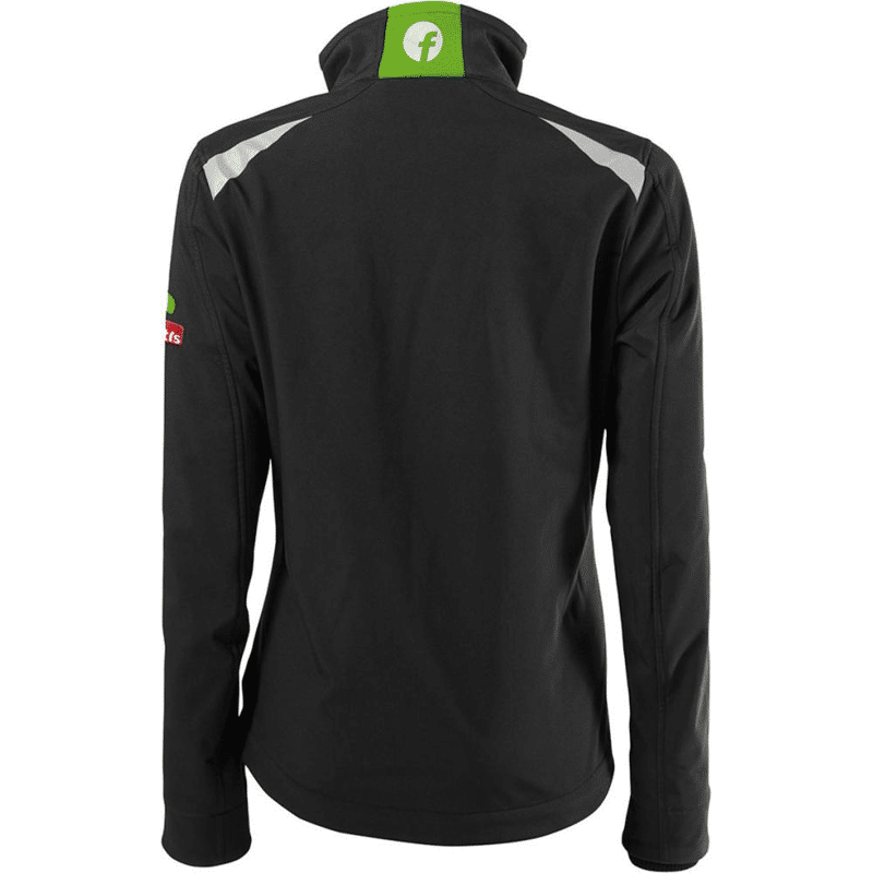 Damen Jacke 24, schw./limegreen, Gr. L