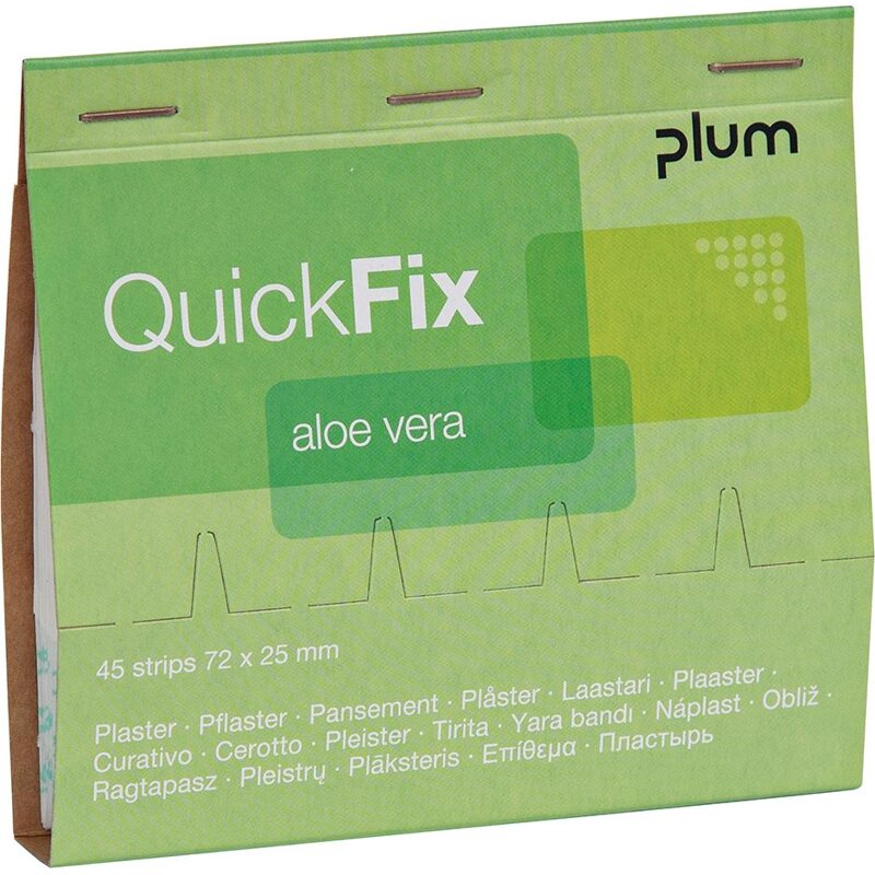 Plum Nachfüllpackung QuickFix mit 45 Pfl, AloeVera
