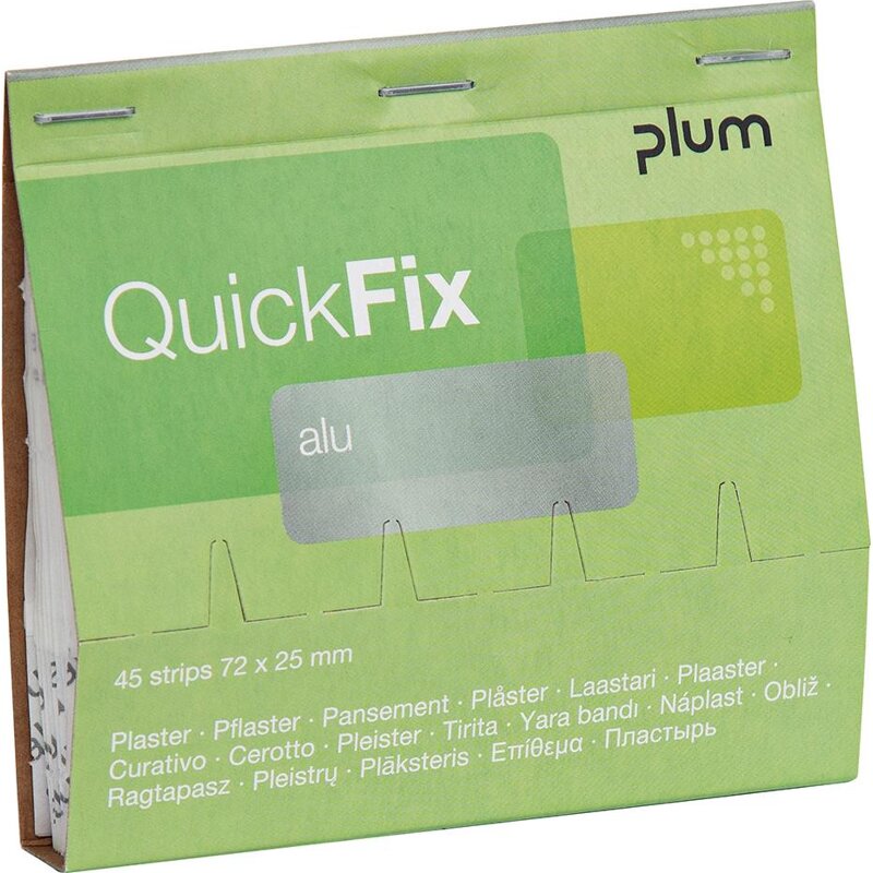 Plum Nachfüllpackung QuickFix, mit 45 Pfl, Alu