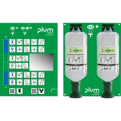 Plum Augenspülstation Maxi, 2 Flaschen, 1000ml, Natriumchlor