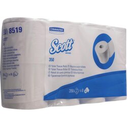 Kimberly-Clark Professional™ SCOTT 350 Toilet-Tissue 3lag. h