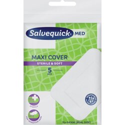 CEDERROTH Salvequick Maxi-Pflaster 76x54mm 5 Stck.