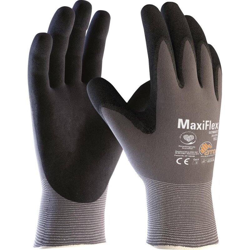 ATG® Strickhandschuh MaxiFlex Ultimate, Nylon, Gr. 8
