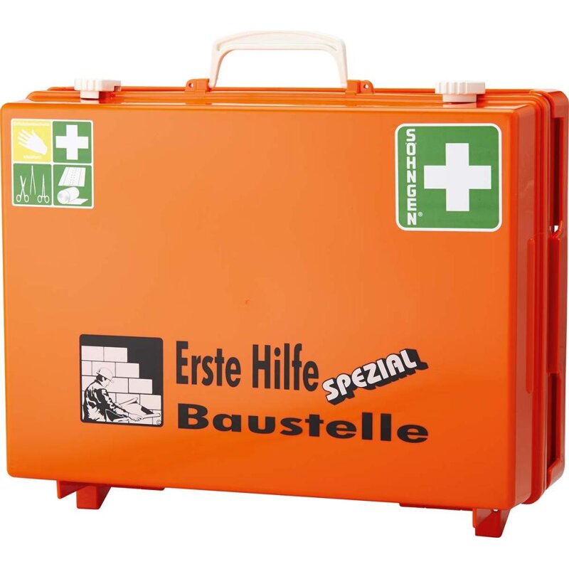 Söhngen® ErsteHilfe-Koffer SpezialMT-CD Baustelle orange