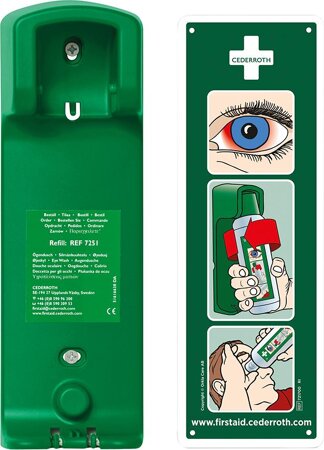Wandhalterung für Augenspülung Eye Wash