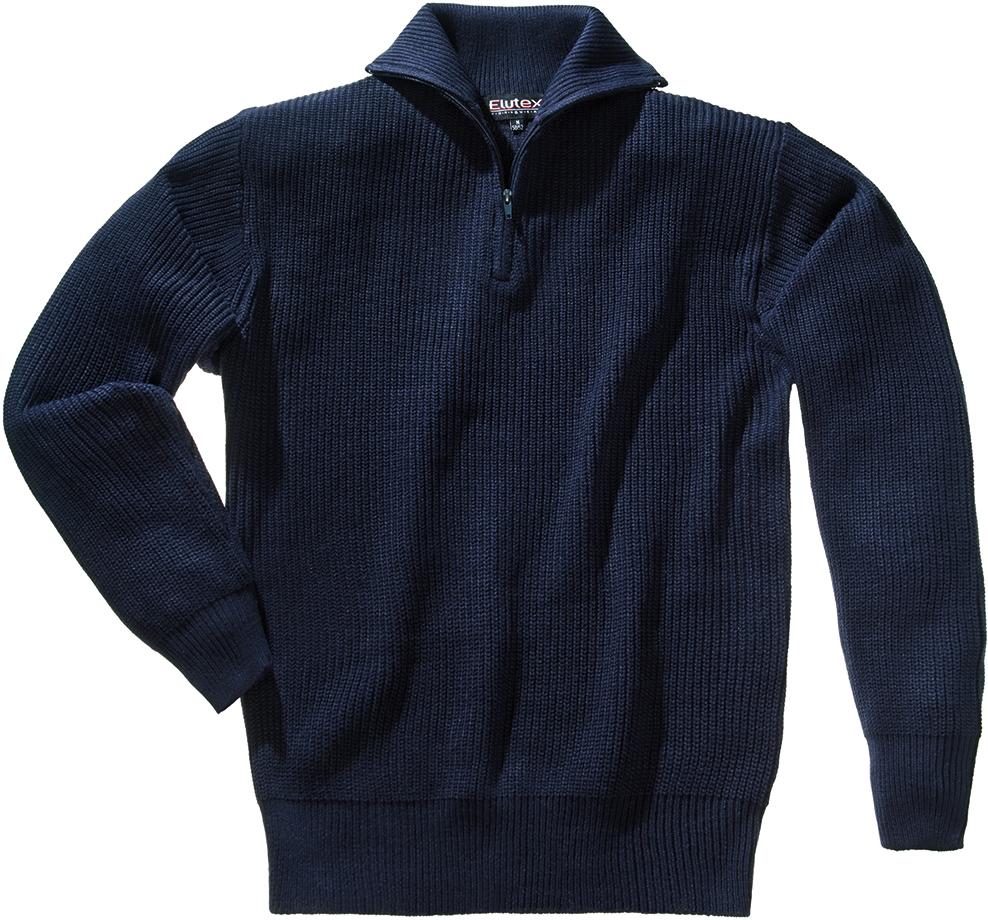 Troyer-Pullover mit Reißverschluss