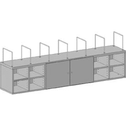 Hüdig + Rocholz Regalsystem f. Packtische1762x243x330mm