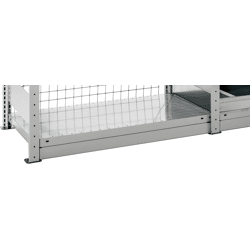 Meta-Regalbau Sockelleiste f.CLIP 1000x56 mm verz.