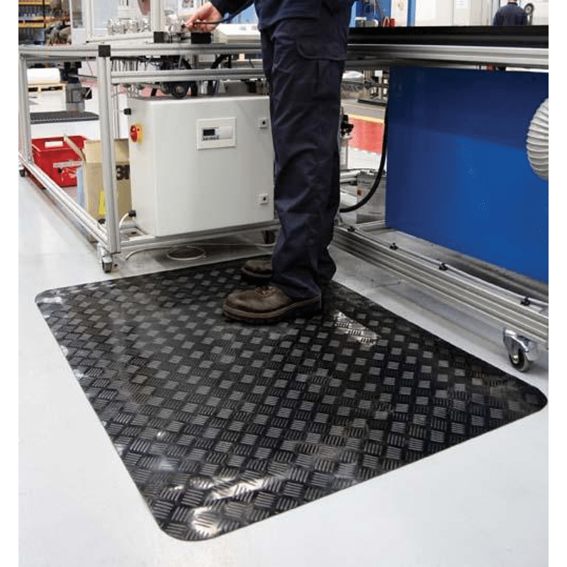 Ergonomiematte Senso Dial1.0m x lfm., schwarz