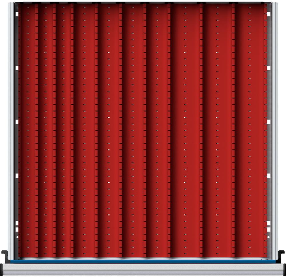 Schubladeneinteilungsmaterial für Schubladenmaß 600 x 600 mm